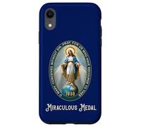 Médaille Miraculeuse Mère Marie Catholique Coque pour iPhone XR