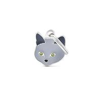 Médaille MyFamily Chartreux plaque chien gravure gratuite coutume chat