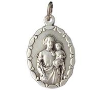 MÉDAILLE OVALE DE SAINT JOSEPH - LES MÉDAILLES DES SAINT-PATRONS - I G J