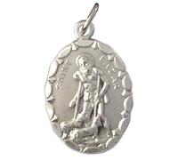 Médaille Ovale de Saint Lazare le Lépreux - Médailles des Saints Patrons
