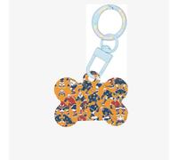 Médaille pour chien en forme d'os double face avec impression de hockey