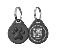 Médaille pour Chiens et Chats QR Code Intelligente - Médaille Personnalisée Pour colliers, harnais et laisse pour chien et chat - Localisation GPS, Sans Abonnement, Étanche - Médaille personnalisée.
