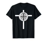 Médaille Religieuse catholique de Saint Benoît | Chrétienne T-Shirt