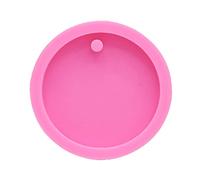 Médaille ronde à suspendre en cristal époxy UV pour pendentif en silicone bijoux outils de moulage en silicone moule jardinière béton