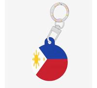 Médaille ronde drapeau des Philippines - Médaille personnalisée pour animaux de compagnie, matériau acrylique durable, idéal pour les chiens de petite et grande taille
