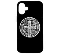 Médaille Saint Benoît Croix Saint Benoît Chrétien catholique Coque pour iPhone 16 Plus