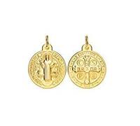 Médaille Saint Benoît en Argent Sterling