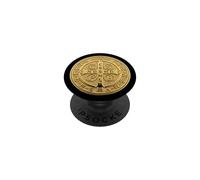 Médaille Saint Benoît Protection Pendentif Catholique Saint Benoît PopSockets PopGrip Adhésif