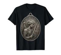 Médaille Saint Michel Dévotion Sacrée Art T-Shirt