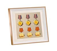 MéDaille Sport Cadre Photo,Cadre PréSentation MéDailles Militaires,BoîTe En Pour MéDaille D'Honneur,Ce N'Est Pas Facile à Casser,Durable Robuste,Convient à Les Badges De MéDailles Sportives
