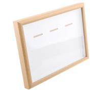Médailles Affichage du boîtier Image Frame polyvalente, boîte d'ombre en bois, cadre photo pour les médailles de sport de natation des coureurs de, A4