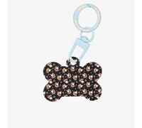 Médailles de chien en forme d'os avec impression « Merry Christmas » - Pendentifs personnalisés double face pour chiens et chats