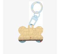 Médailles d'identification pour animaux de compagnie « Enter The Maze of Thinking » - Médailles personnalisées pour chien et chat - Acrylique en forme d'os - Bleu ciel - Taille M