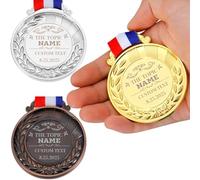Médailles Personnalisées pour Récompenses - Commandez de 1 à 100 Pièces. Médailles sur Mesure en Or, Argent et Bronze en Gros pour le Sport, les Programmes Scolaires, les Récompenses de Bureau et la R