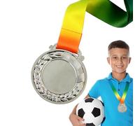 Médailles pour - Médailles en métal - Médailles de gagnant - Médailles d'oreilles de blé dorées, argentées, bronzes, avec ruban de cou pour décoration et récompenses