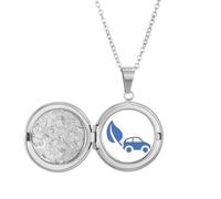 Médaillon à motif véhicules énergétiques pour protéger l'environnement