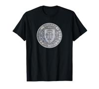 Médaillon avec blason familial de Sainte Jeanne d'Arc T-Shirt
