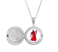 Médaillon de danse sociale duo de danseuse pour accrocher une photo, cadeau d'anniversaire