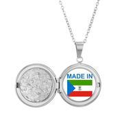 Médaillon de Guinée équatoriale avec médaillon - Cadeau d'anniversaire