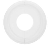 Médaillon de Plafond Fendu Blanc PU pour Luminaire et Ventilateur | Socle de Plafonnier Décoratif Vintage, Résistance aux Chocs, Non Déformation, Entretien Facile, Maisons et Commerces