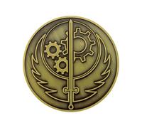 Médaillon Fallout édition limitée Fraternité d'acier + autocollant vinyle spécial