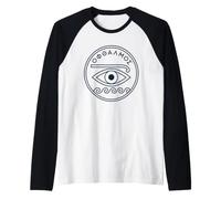 Médaillon œil Ancien Grec Heritage Pride hellénique Manche Raglan