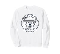 Médaillon œil Ancien Grec Heritage Pride hellénique Sweatshirt