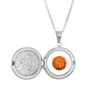 Médaillon jaune d'œuf avec pendentif en forme de gâteau de lune pour la mi-automne