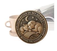 Médaillon Mémoire Chien,Toujours Remembered pour Toujours Aimé - Collection de Réconfort Sympathie Cadeau Funéraire Amitié Décoration Domestique