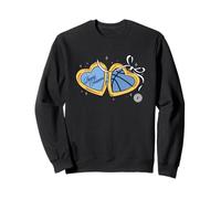 Médaillon NBA Indiana Pacers Saint Valentin en Forme de cœur Sweatshirt