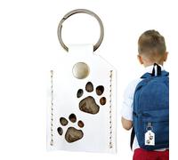 Medaillon pour se Souvenir des Animaux de Compagnie - Tristeur carré pour Cheveux et Photos d'animaux | Médaillon comme de Sac à Dos, Cadeau de mémoire pour Amoureux des Chiens et