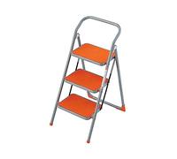 Médaillon Tabouret Marche Pied Large en Acier Verni. Large Surface des marches cm 38 x 26. Conforme aux Normes en Vigueur. Portée kg. 150.