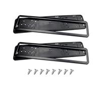 MEDAPI Lot de 2 Support Plaque Immatriculation Voiture pour BMW 3 Series(4 Door) E46 1998-2005, Porte Supports Plaque D'immatriculation sans Cadre Accessoire