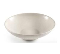 Médard de Noblat - Assiette salade et pâtes - D19 cm et 40 cl - Stone - Grès - Lot de 6 - Ivoire