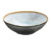 Médard de Noblat - Assiette creuse - D19.5 cm et 65 cl - Shadow - Grès - Lot de 6 - Bleu clair
