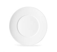 Médard de Noblat - Assiette plate - D27.5 cm - Envie - Porcelaine de Limoges - Lot de 6 - Blanc