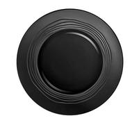 MÉDARD DE NOBLAT - Assiette plate - D27.5 cm - Escale - Grès - Lot de 6 - Noir