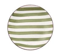 MEDARD DE NOBLAT - Assiette plate - D27 cm - Rivage - Faïence - Lot de 6 - Vert Sauge