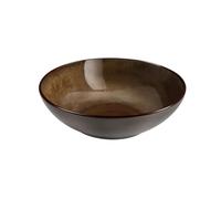 Médard de Noblat - Assiette salade et pâtes - D18 cm - Feeling - Grès - Lot de 6 - Bronze