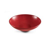 MÉDARD DE NOBLAT - STONE ROUGE - Coffret 6 assiettes salade et pâtes Texturé