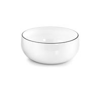 Médard de Noblat - Bol déjeuner - D13 cm - Yaka - Porcelaine - Lot de 6 - Blanc et Noir