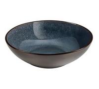 MÉDARD DE NOBLAT - FEELING INDIGO - Coffret 6 assiettes salade et pâtes Grès réactif émaillé G