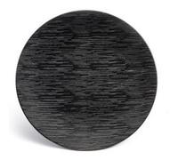 Magma Noir - Assiette de présentation 29 cm (lot de 6) Médard de Noblat