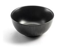 MÉDARD DE NOBLAT - MAGMA NOIR - Coffret 6 bols déjeuner Texturé G