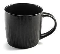 MÉDARD DE NOBLAT - MAGMA NOIR - Coffret 6 tasses café & thé Texturé