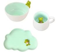 MÉDARD DE NOBLAT - MIAM GRENOUILLE - Lot de vaisselle 3 pièces pour enfant