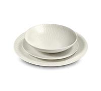 Médard de Noblat - Service vaisselle - Muse - Grès - Lot de 18 assiettes - Ivoire