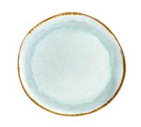 Médard de Noblat Shadow 6 assiettes plates 28 cm, grès, aqua bleu clair