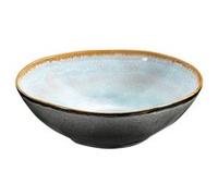 Assiette creuse Shadow aqua 19.5 cm
