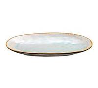 MÉDARD DE NOBLAT - SHADOW AQUA - Coffret de 2 plats larges Grès émaillé